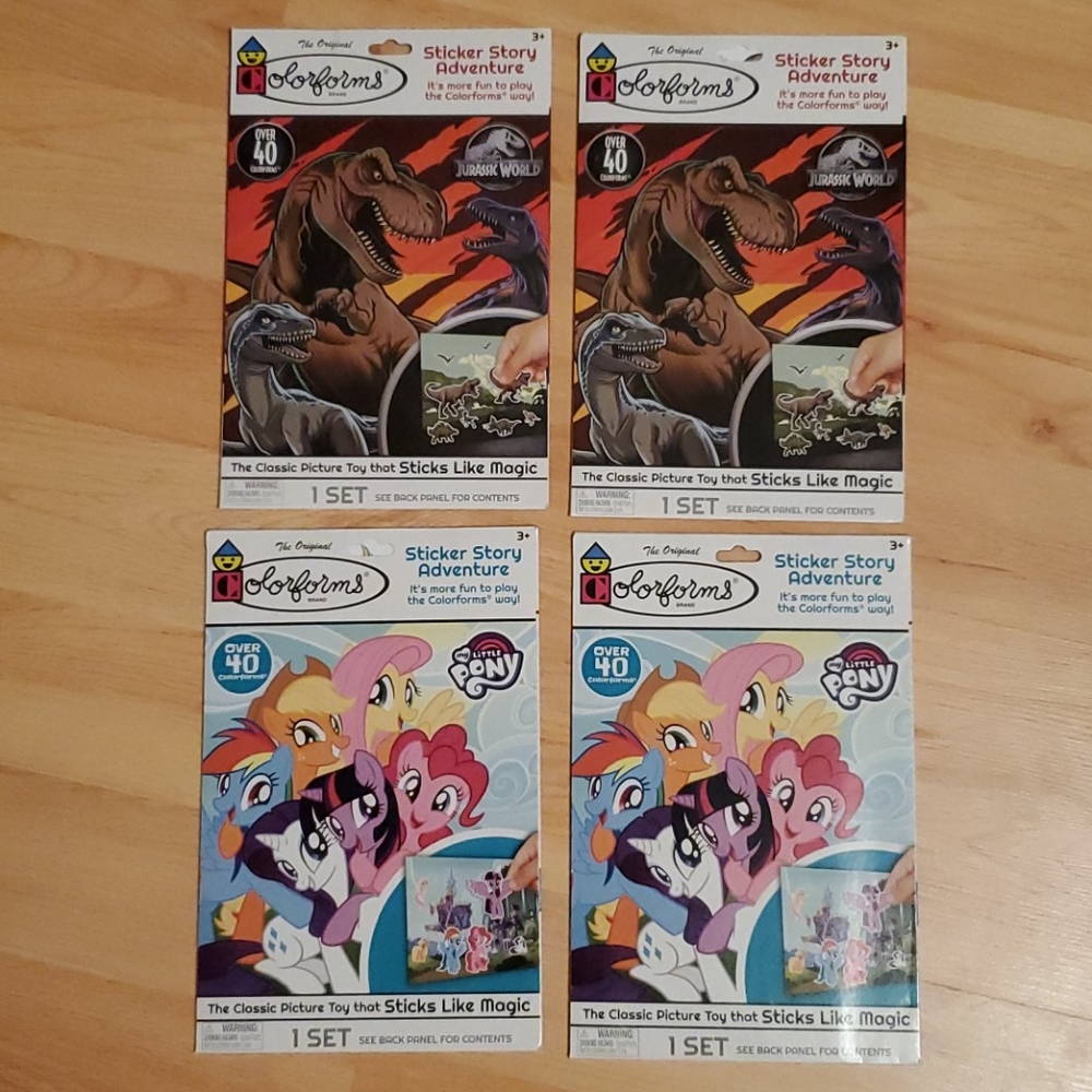 NEW Colorforms -- lot of 4